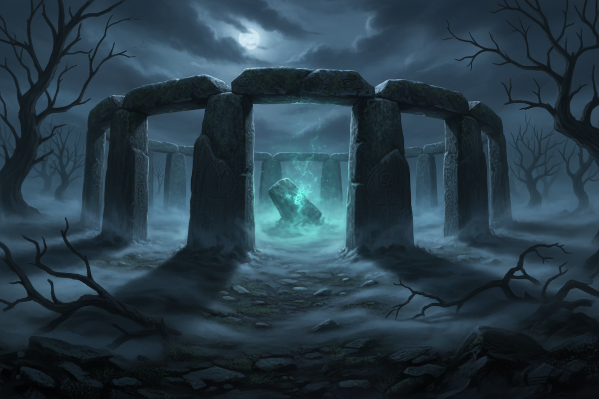 Atmospheric gothic image representing the slow dread of The Circle of Witham Grange by E.L. Ravenheart